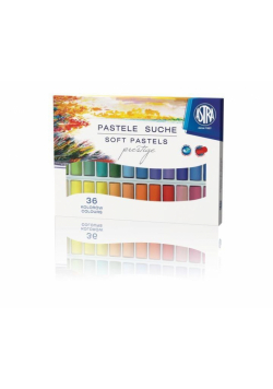 Pastele suche okrągłe 36 kolorów Prestige ASTRA
