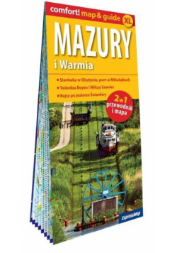 Comfort! map&guide Mazury i Warmia 2w1 w.2023