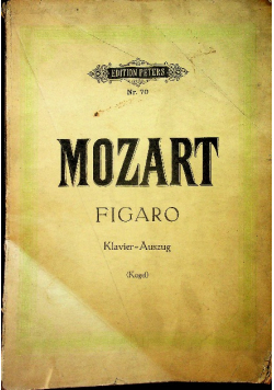 Mozart Die Hochzeit des Figaro ok. 1930 r.