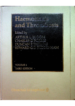 Haemostasis and thrombosis Volume 2