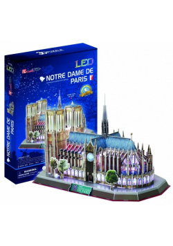 Puzzle 3D Katedra Notre Dame LED