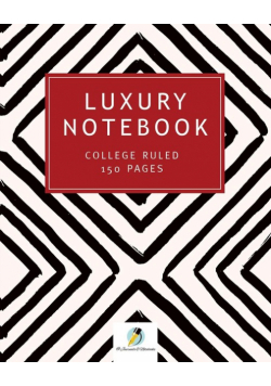 Luxury Notebook College Ruled 150 Pages