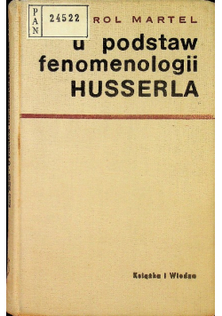 U podstaw fenomenologii Husserla