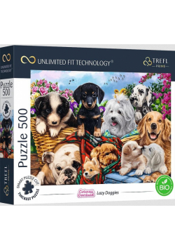 Puzzle 500 Lazy Doggies TREFL