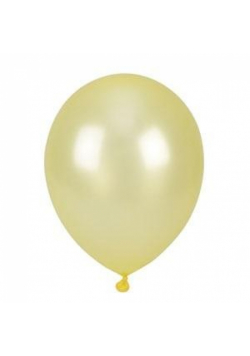 Balony metalizowane żółte 25cm 100szt