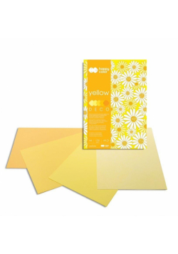 Blok A4/20K Deco Yellow 170g HAPPY COLOR
