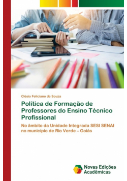 Política de Formação de Professores do Ensino Técnico Profissional