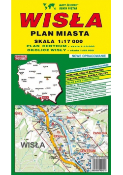 Wisła 1:17 000 plan miasta PIĘTKA
