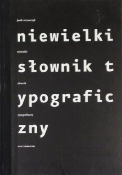 Niewielki słownik typograficzny