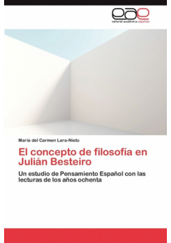 El Concepto de Filosofia En Julian Besteiro