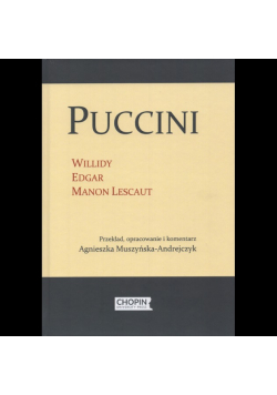 Puccini Willidy Edgar Manon Liberto