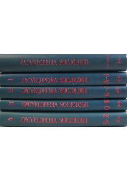 Encyklopedia socjologii tom 1 do 4 z suplementem