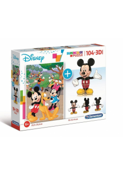 Puzzle 104 3D model Mickey Mouse
