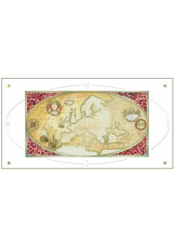 Karnet 12x23 G06 42A 320 + koperta Mapa Europy
