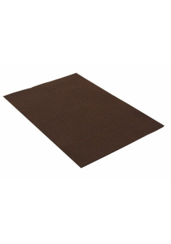 Filc dekoracyjny ciemnobrązowy 20x30cm 10szt