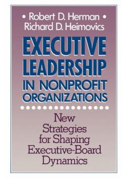 Executive Leadership in Nonprofit Organizations