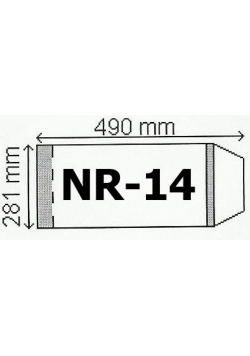 Okładka na podr A4 regulowana nr 14 (50szt) NARNIA