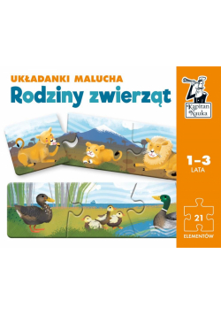 Kapitan Nauka. Rodziny zwierząt. Układanki malucha