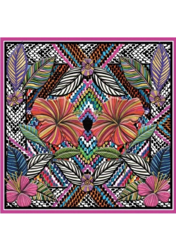Karnet kwadrat z kopertą Floral Embroidery