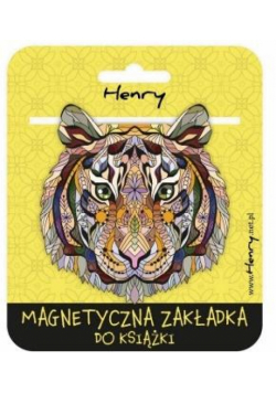 Zakładka magnetyczna. Mandala Tygrys