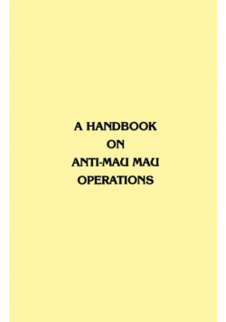 A Handbook on Anti-Mau Mau Operations