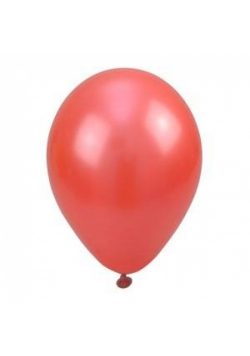 Balony metalizowane czerwone 30cm 100szt