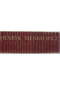 Sienkiewicz Henryk Wielka kolekcja tom 1 do 21