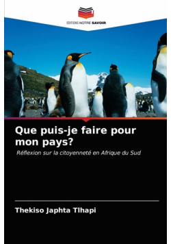 Que puis-je faire pour mon pays?