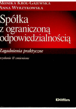 Spółka z ograniczoną odpowiedzialnością