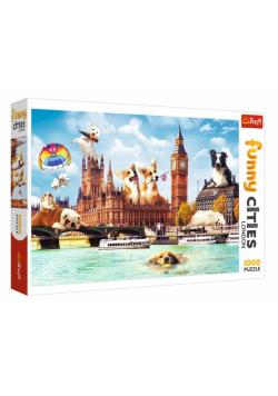 Puzzle 1000 Psy w Londynie TREFL