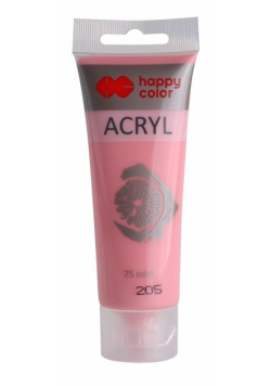 Farba akrylowa 75ml róż pudrowy HAPPY COLOR