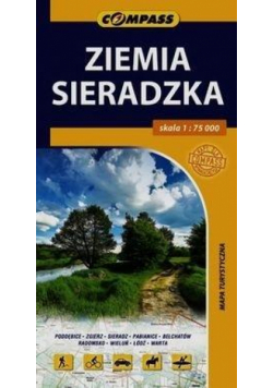 Mapa turystyczna - Ziemia Sieradzka 1:75 000