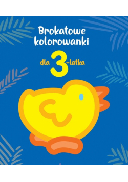 Brokatowe kolorowanki dla 3-latka