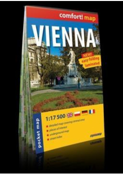 Comfort! map Wiedeń (Vienna)plan miasta