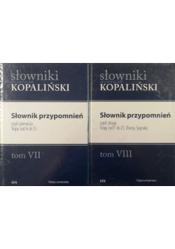 Słownik przypomnień 2 tomy