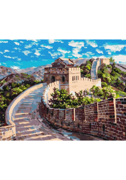 Malowanie po numerach - Wielki Mur Chiński 40x50cm