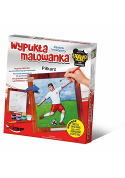 Wypukła malowanka Sport - Piłkarz