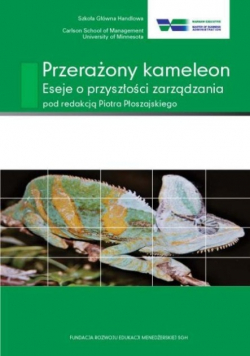 Przerażony kameleon