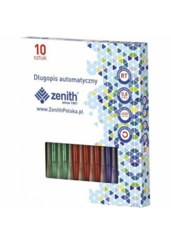 Długopis aut.mix kolorów (10szt) ZENITH