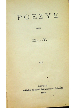 Poezye 1880 r.