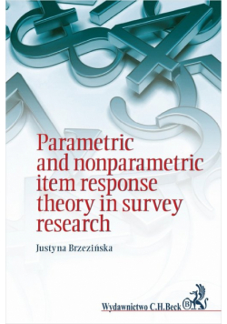 Parametric and nonparametric item response theory in survey research