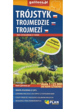 Mapa wodoodporna -Trójstyk/Trojmedzie/Trojmezi