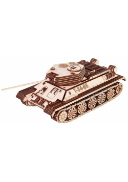 Puzzle Drewniane 3D Czołg T-34-85