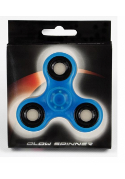 Spinner glow- świecący niebieski STRIGO