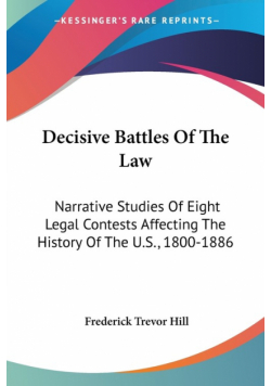 Decisive Battles Of The Law