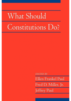 What Should Constitutions Do?