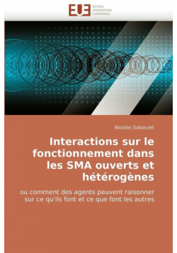 Interactions sur le fonctionnement dans les sma ouverts et hétérogènes