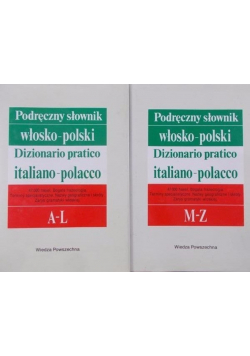 Podręczny słownik polsko włoski Tom I i II