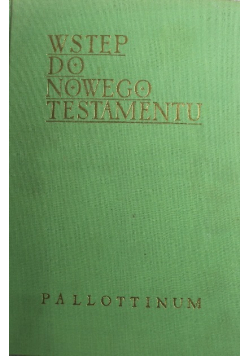 Wstęp do Nowego Testamentu