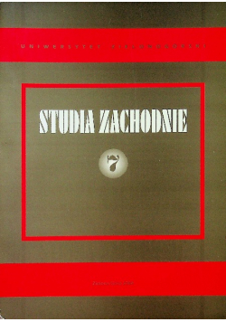Studia Zachodnie nr 7